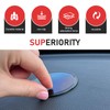 DACIRTY 5 PCS Dashboard Placement Round Mat, Highly Adhesive Irregular