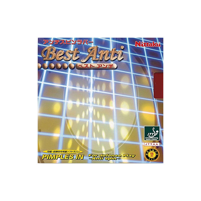 NITTAKU rubber Best Anti, black, 1.3 mm