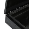 caqeg 34.5 Inch Heavy Duty Aluminum Stripes Plated Tool Box