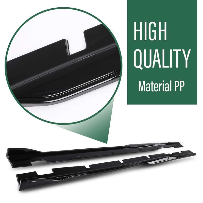 LQI Side Skirts Body Kit Left & Right, Compatible with