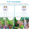 Pawfly Aquarium Airline Tubing Connectors Plastic Inline Valve, Fish Tank
