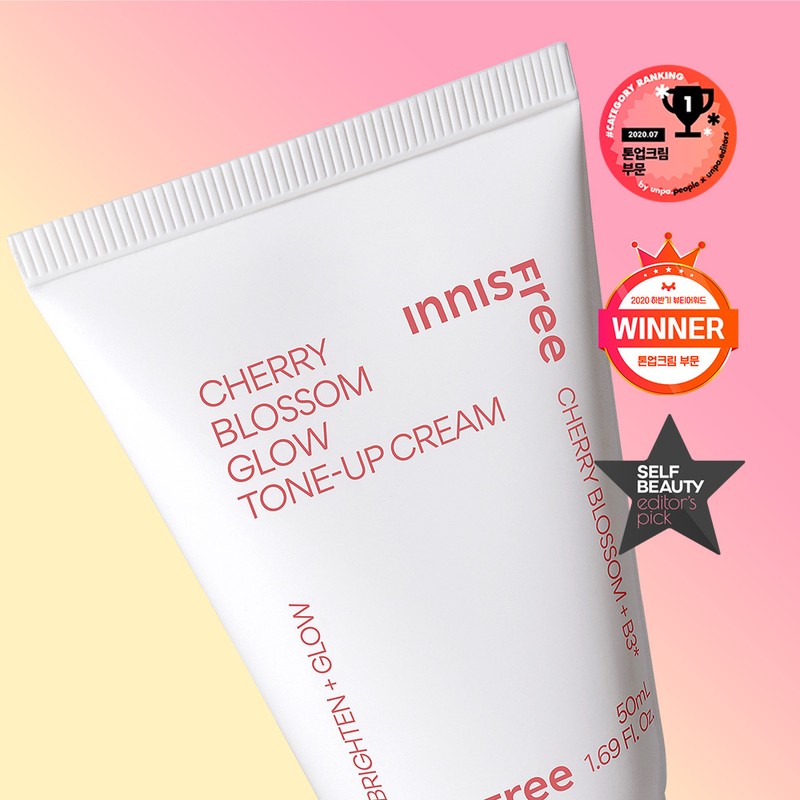 Innisfree [이니스프리]왕벚꽃 글로우 톤업 크림 [Innisfree] King Cherry Blossom Glow