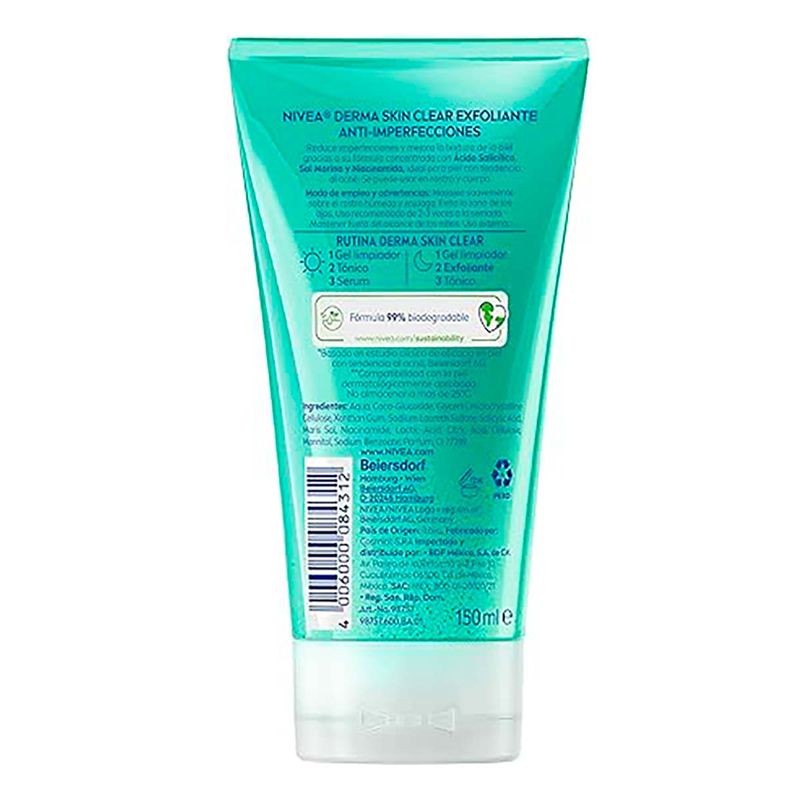 Exfoliante Nivea Skin Clear 150ml