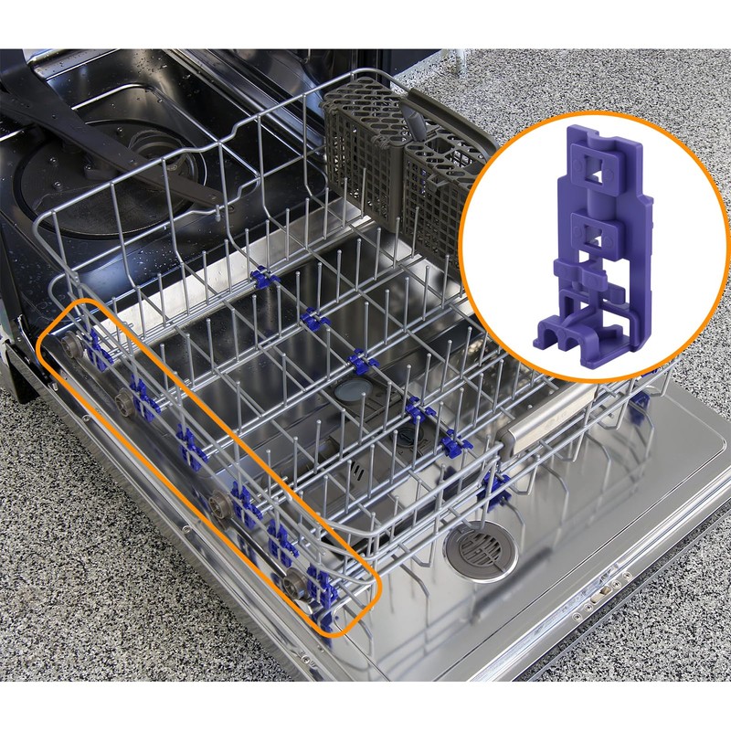 Atgestore Upgraded MEG62279201 Dishwasher Lower Rack Holder Replacement Parts for