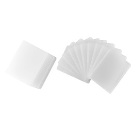 Laroal 50 Pcs Game Card Sleeves 35PT Game Card Game Card Protection and Display Covers White Light With Film For Star Card Holder Smart Cover Card Clip