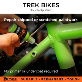 Trek Bike Touch-Up Paint - TREK WHITE - Gloss - GPaint 10ml Bottle - Touch-Up Paint Kit for Scratched or Chipped Bike Frames - GPaint Bike Paint