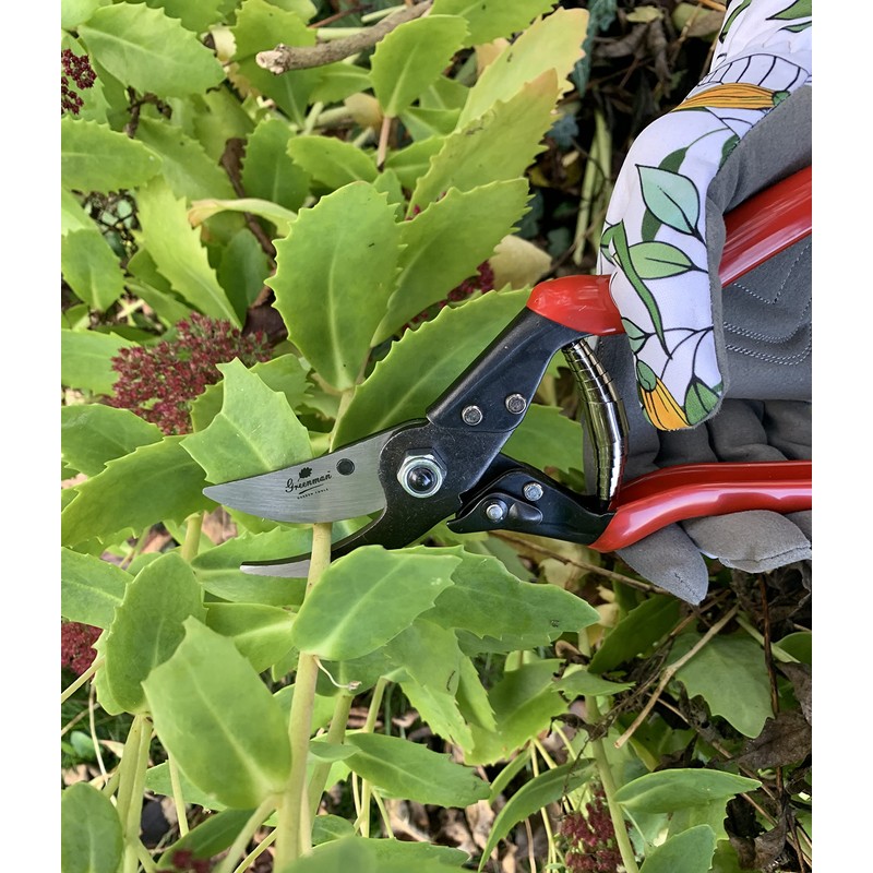 Greenman Premium 9" Heavy Duty Large Pruner Secateurs Very Sharp