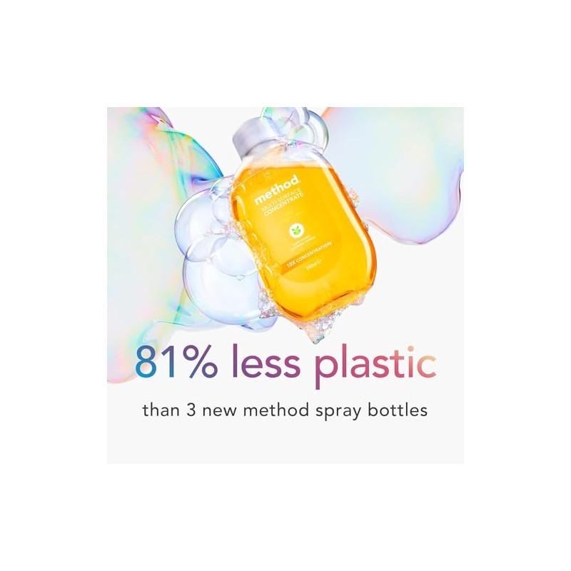 Method All Purpose Cleaner, Concentrated, Lively, Mango & Citrus fragrance,