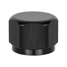 EVIL ENERGY 10AN Female Flare Cap Block off Fitting Adapter Plug Aluminim Black
