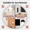 Vaszu Remote Control Holder Magnetic Wall Mount Self-Adhesive, 6 Pack