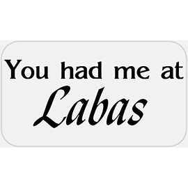 You Had Me at Labas - 100 Stickers Pack 2.25 x 1.25 inches - Hello Lithuanian