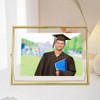 Gold Floating Frame, 8"x10", Horizontal, 2 Conjunto, Para Imagen 7x9,