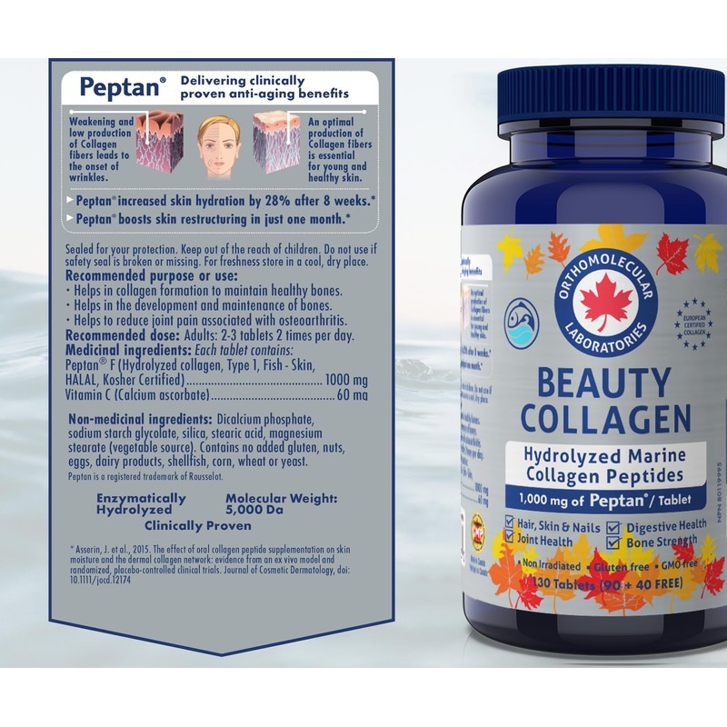 ORTHOMOLECULAR Orthomolecular Laboratories - Beauty Collagen Hydrolyzed Marine Collagen Peptides