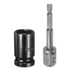 sourcing map Deep 6-Point Impact Socket 1/2" Drive 17mm Metric