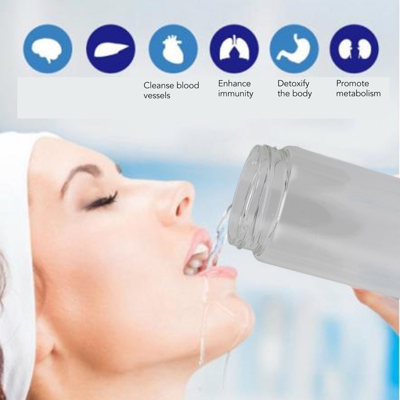 5V Hydrogen Water Bottle 260ML Capacity 2000‑9000ppb Rechargeable Portable Hydrogen