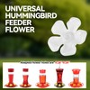 Zelpont Hummingbird Feeder Replacement Flowers 30 Pack, Bee-Proof White Plastic