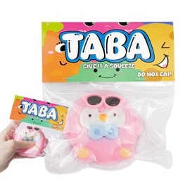 Taba Squishy Toys,Cat Paw Squishy Toys,Cat Paw Squeeze Toys, Fidget Toys Silicone Squeeze Toy for Stress Relief,Cute Soft Squeeze Fidget Toys,Party Favors Gift for Adult