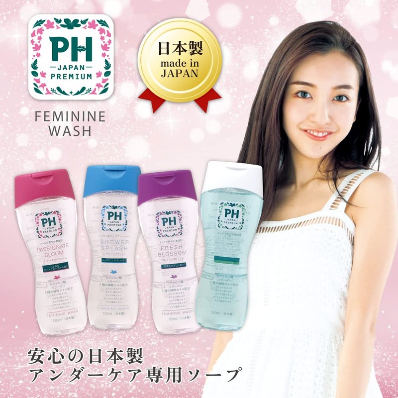 Delicate Zone Soap PH-JAPAN-PREMIUM Feminine Wash 150ml (Passionate Bloom, 150ml