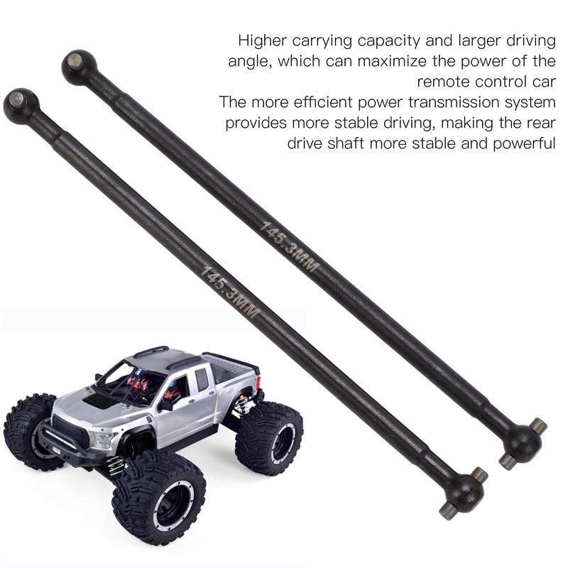 2Pcs Rear Drive Shaft RC Metal Rear CVD Drive Shaft