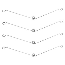 4PCS Spring Clips for Recessed Light Fixtures Torsion Spring Clips Metal Recessed Lighting Trims Springs Clip Replacements for Bathroom Ceiling Exhaust Fan Shower Recesse Lighting Trim Accessories