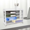 5-Tier Stackable Letter Tray Office Desk Paper Document Organizer File