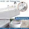 HEPO Adjustable Bathtub Grab Bars for Seniors, Bath Safety Grab