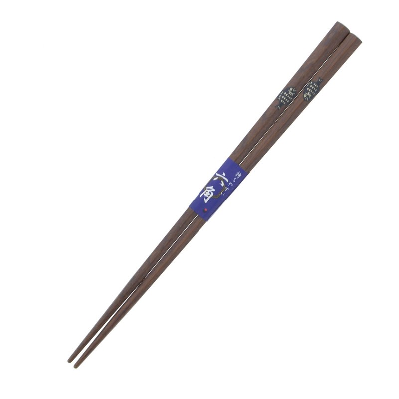Ishida Chopsticks, Hexagonal, Shimaba, Natural Wood, Anti-Slip, 8.1 inches (20.5