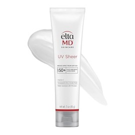 EltaMD UV Protector Solar Traslúcido para Rostro, SPF 50+ Protector Solar sin Residuo Blanco para Rostro y Cuerpo, Fórmula de Óxido de Zinc