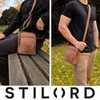 STILORD 'Maxi' Shoulder Bag Men's Leather Small Crossbody Bag Elegant