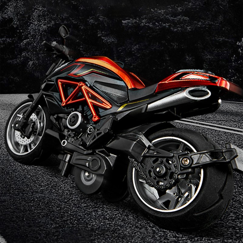 Motorcycle Model Alloy Simulation Motorbike Toy Collection Decoration for Children