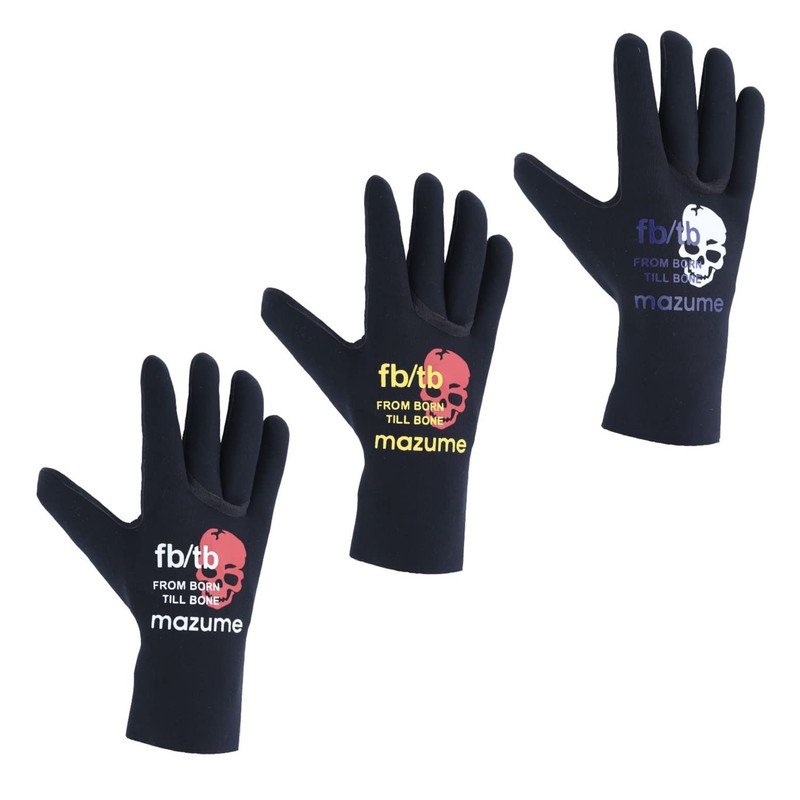 Mazume MZGL-F650-08 Neoprene Gloves, 650 Gloves, Black x Yellow, L