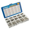 BOJACK 15 Values 200 pcs Fast-Blow Glass Fuses Assortment Kit