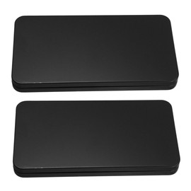 Operitacx 1 Set Hidden Cash Box Stamp Storage Money Box Money Box Money Box Money Container Jewellery Box Money Holder for Cash Money Storage Money Compartment Tin Plate Black Pack of 2