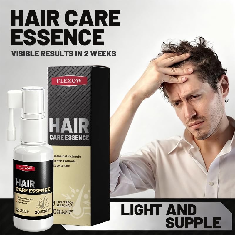 FLEXQW Hair Care Essence, Botanical Extracts Hair Growth Spray, Frizz