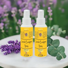 2 Pack Lavender Eucalyptus Room & Linen Spray (4 Fl Oz)