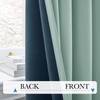 Beauoop 100% Blackout Curtains 96 Inch Long 2 Panels for