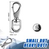 KINLINK 304 Stainless Steel Swivel Snap Hooks, 8 Pack 3.5