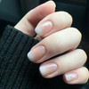 24Pcs White Gradient Press on Nails Short Gradient Nails Extra