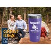 Lawn Mower Purple Edition Tumbler 20oz - Mowing the perfect