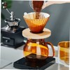 SHINEOFI 1 Set Coffee Dripper Durable High Borosilicate Funnel with