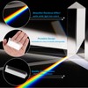PATIKIL 100 mm/4 Inch Triangle Prism 4 Pack Glass Optical