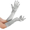Lystaii Long Opera Party 20s Satin Gloves Stretchy Elbow Length