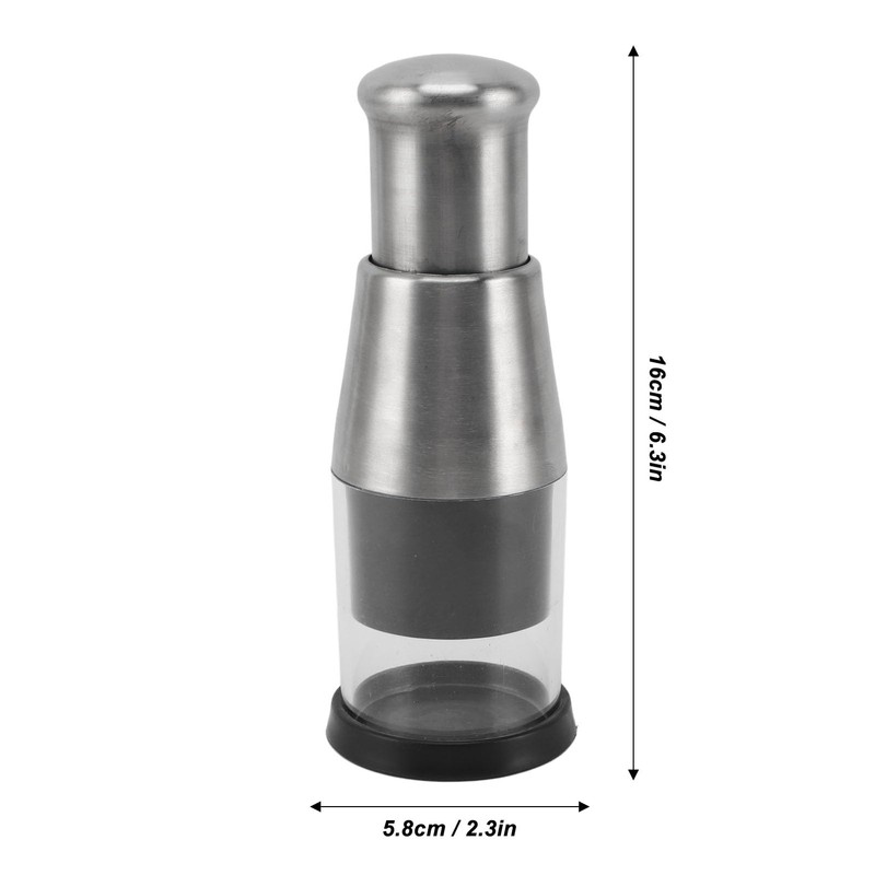 Hand Chopper, Stainless Steel Garlic Mincer, Chop with Slap, Fast