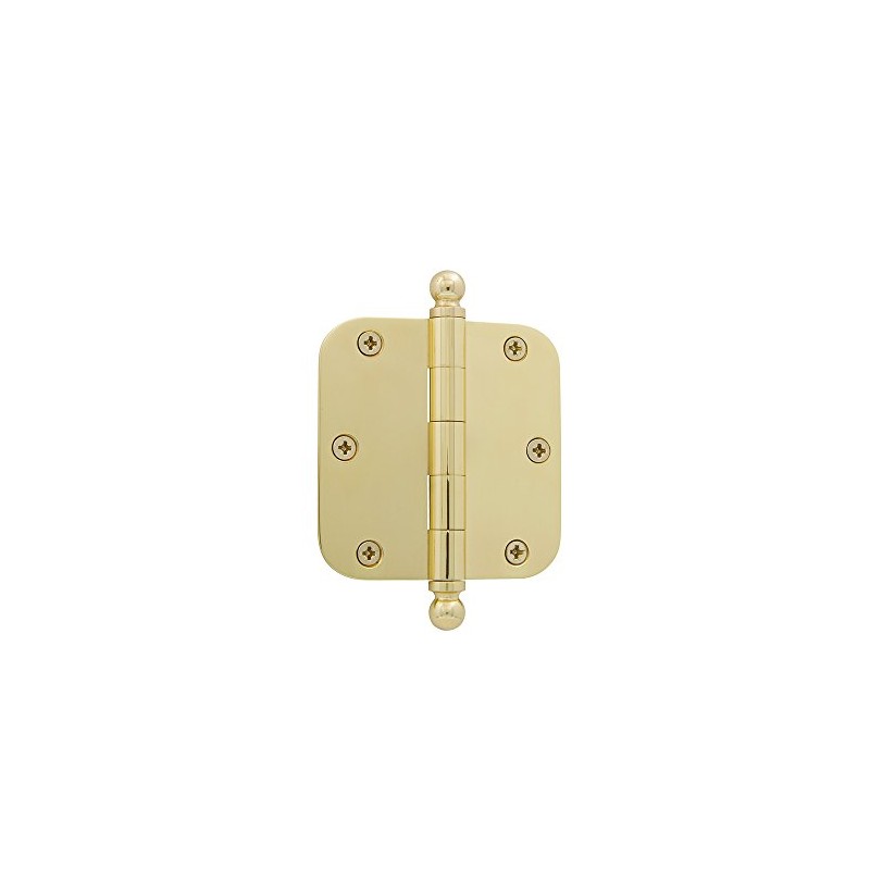 Grandeur Hardware 809001 3.5" Ball Tip Residential Hinge with 5/8"