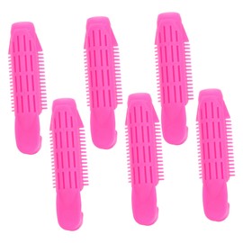 Ipetboom 6pcs Hair Rollers for Root Volume and Style Curling Clips Easy to Use for Waves Retro and for Salon and Home Use