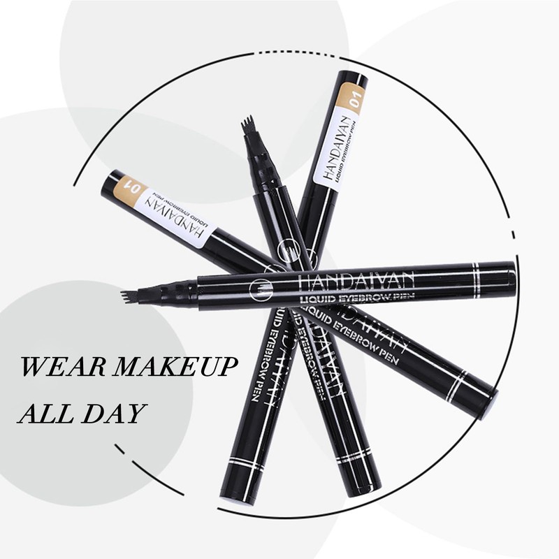 Eyebrow Pen, Reddish Brown eyebrow Pencils, Waterproof Eyebrow Pencils Easy