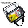 BORMELUN Clear Lunch Bag women Heavy-Duty Tote, Handle Shoulder for