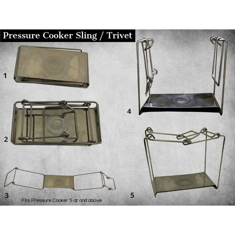 Dubbas - Stainless Steel Multipurpose Trivet/Sling for Instant Pot/Pressure Cookers