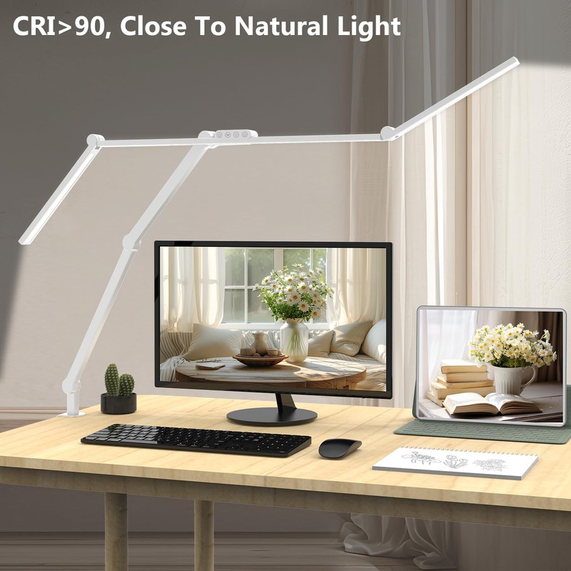 Micomlan 3000 Lumen Super Bright Led Desk Lamp for Home