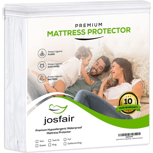 Premium Hypoallergenic Soft Cotton Terry Fabric Waterproof & Breathable Full